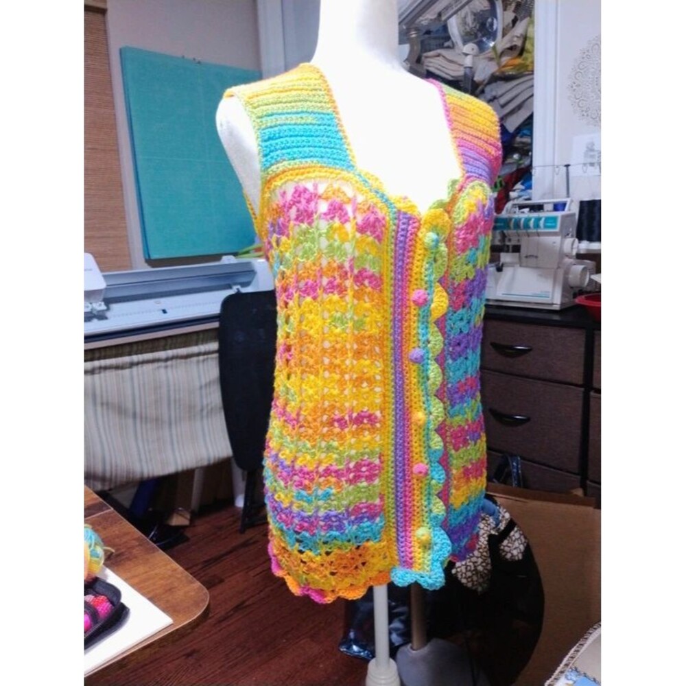 Handmade light weight sweater vest